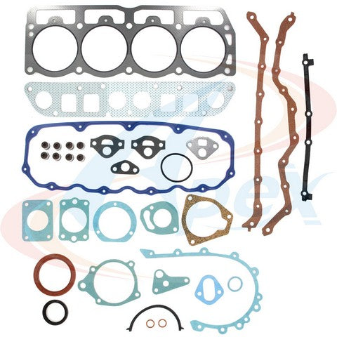 APEX Automobile Parts Inc Engine Gasket Set P/N:AFS2067 Fits: Eagle Premier 89-88, Jeep Cherokee 90-86, Jeep Cj7 1986, Jeep Comanche 90-86, Jeep Wagoneer 87-86, Jeep Wrangler 90-87 - Image 1