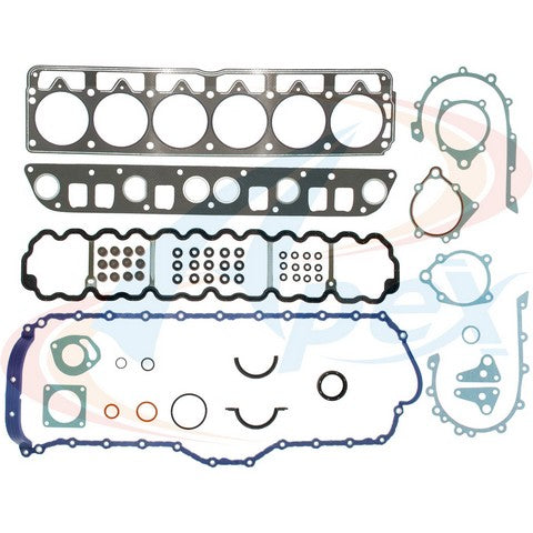APEX Automobile Parts Inc Engine Gasket Set P/N:AFS2071 Fits: Jeep Cherokee 98-96, Jeep Grand Cherokee 98-96, Jeep Wrangler 98-97 - Image 1