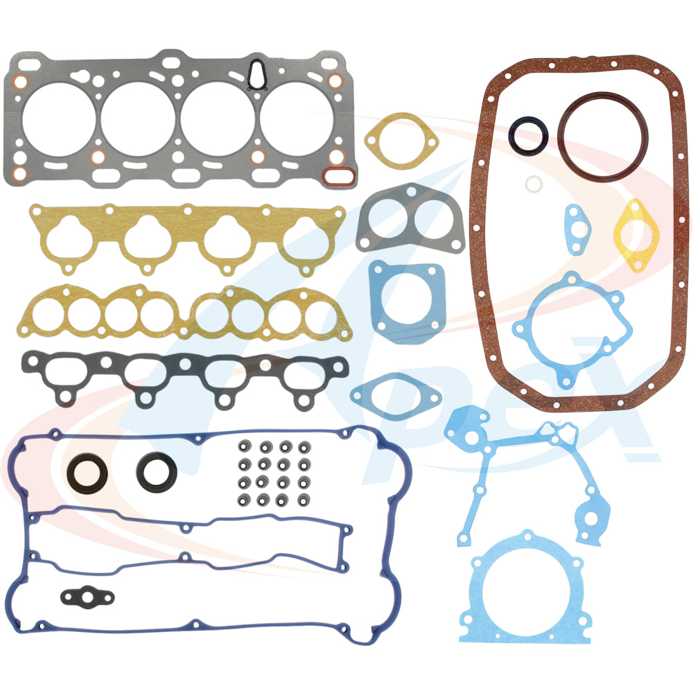 APEX Automobile Parts Inc Engine Gasket Set P/N:AFS3001 Fits: Geo Storm 91-90, Isuzu I-mark 1989, Isuzu Impulse 92-90, Isuzu Stylus 1991 - Image 1