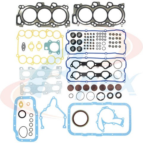 APEX Automobile Parts Inc Engine Gasket Set P/N:AFS3017 Fits: Acura Slx 99-98, Honda Passport 02-98, Isuzu Amigo 00-98, Isuzu Axiom 03-02, Isuzu Rodeo 04-98, Isuzu Rodeo Sport 03-01, Isuzu Trooper 02-98, Isuzu Vehicross 01-99 - Image 1