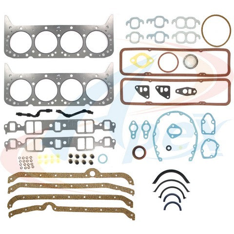 APEX Automobile Parts Inc Engine Gasket Set P/N:AFS3024 Fits: Avanti Ii, Checker Marathon, Chevrolet C10, Chevrolet C10 Suburban, Chevrolet C20, Chevrolet C20 Suburban, Chevrolet Camaro, Chevrolet Caprice, Chevrolet El Camino, Chevrolet G10 - Image 1