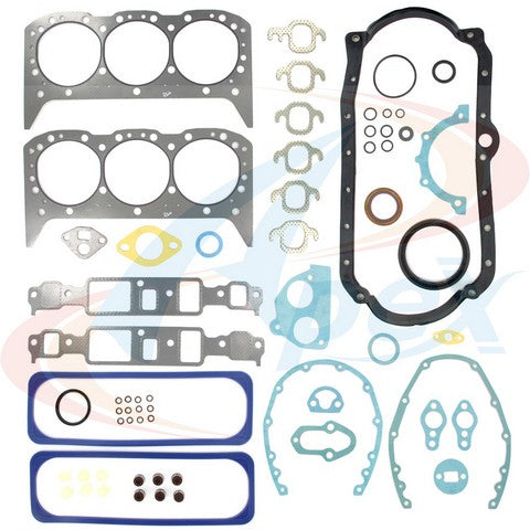 APEX Automobile Parts Inc Engine Gasket Set P/N:AFS3025 Fits: Chevrolet Astro, Chevrolet C1500, Chevrolet C2500, Chevrolet Caprice, Chevrolet Commercial Chassis, Chevrolet El Camino, Chevrolet G10, Chevrolet G20, Chevrolet G30 - Image 1