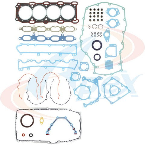 APEX Automobile Parts Inc Engine Gasket Set P/N:AFS3026 Fits: Buick Skylark 91-88, Chevrolet Beretta 91-90, Oldsmobile Calais 1987, Oldsmobile Cutlass Calais 91-88, Oldsmobile Cutlass Supreme 91-90, Pontiac Grand Am 91-88, Pontiac Grand Prix 91-90 - Image 1