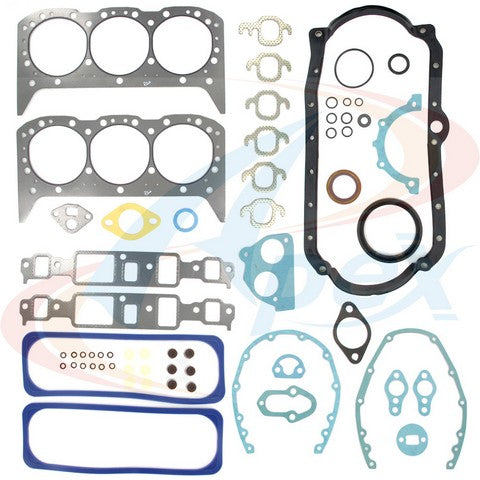 APEX Automobile Parts Inc Engine Gasket Set P/N:AFS3028 Fits: Chevrolet C10, Chevrolet C20, Chevrolet Caprice, Chevrolet El Camino, Chevrolet G10, Chevrolet G20, Chevrolet G30, Chevrolet K10, Chevrolet Monte Carlo, GMC C1500 - Image 1