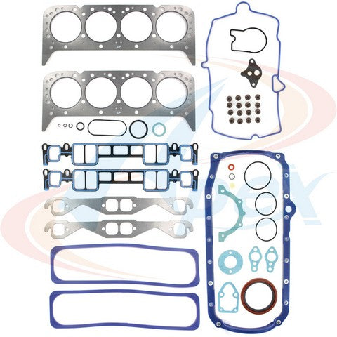 APEX Automobile Parts Inc Engine Gasket Set P/N:AFS3035 Fits: Chevrolet C1500, Chevrolet C2500, Chevrolet Express 1500, Chevrolet Express 2500, Chevrolet K1500, Chevrolet K2500, GMC C1500, GMC C2500, GMC K1500, GMC K2500, GMC Savana 1500, GMC Savana 2500 - Image 1