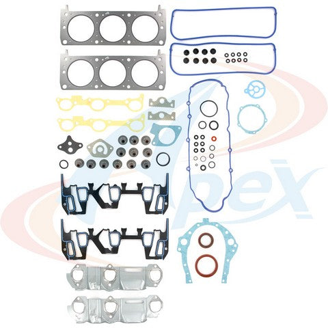 APEX Automobile Parts Inc Engine Gasket Set P/N:AFS3100 Fits: Buick Century, Buick Regal, Buick Skylark, Chevrolet Beretta, Chevrolet Corsica, Chevrolet Lumina, Chevrolet Malibu, Chevrolet Monte Carlo, Oldsmobile Achieva, Oldsmobile Cutlass - Image 1