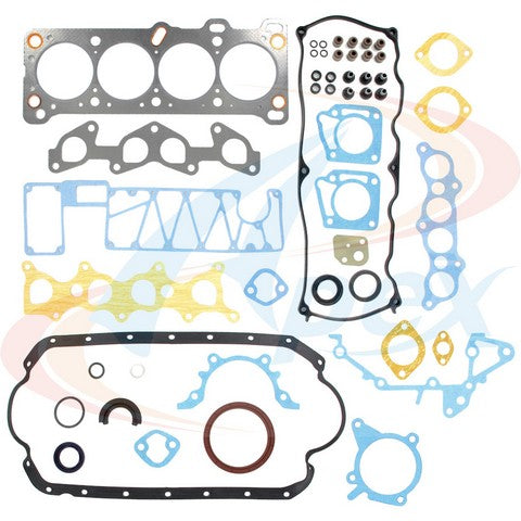 APEX Automobile Parts Inc Engine Gasket Set P/N:AFS4003 Fits: Mazda 323 89-86, Mercury Tracer 89-88 - Image 1