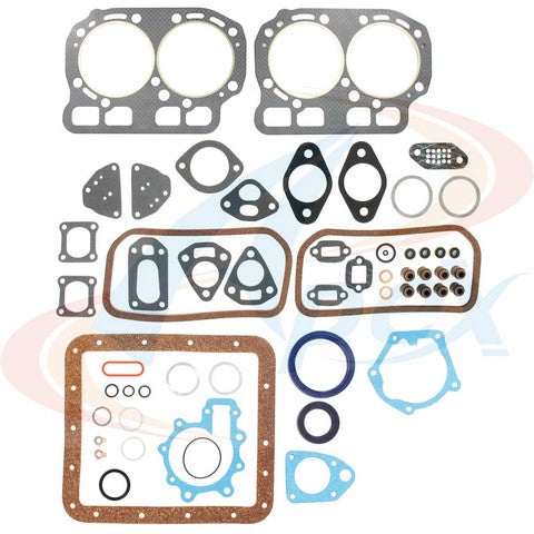 APEX Automobile Parts Inc Engine Gasket Set P/N:AFS6000 Fits: Subaru Brat 80-78, Subaru Dl 84-76, Subaru Fe 1979, Subaru Gf 79-76, Subaru Gl 80-79, Subaru Gl 87-86, Subaru Glf 1980, Subaru Standard 87-77 - Image 1