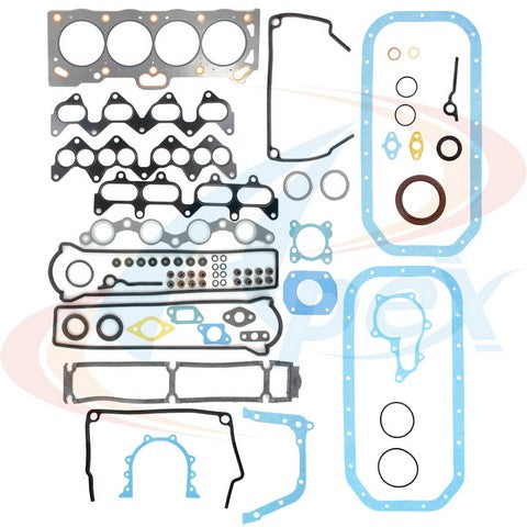 APEX Automobile Parts Inc Engine Gasket Set P/N:AFS8010 Fits: Chevrolet Nova 1988, Geo Prizm 92-90, Toyota Corolla 91-88, Toyota Mr2 89-88 - Image 1