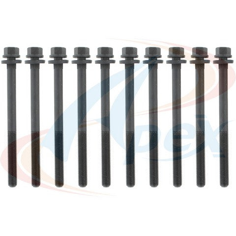 APEX Automobile Parts Inc Engine Cylinder Head Bolt Set P/N:AHB1108 Fits: Chrysler Cirrus, Chrysler Pt Cruiser, Chrysler Sebring, Chrysler Voyager, Dodge Caravan, Dodge Grand Caravan, Dodge Neon, Dodge Stratus - Image 1