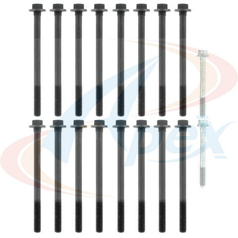 APEX Automobile Parts Inc Engine Cylinder Head Bolt Set P/N:AHB1164 Fits: Buick Enclave, Buick Lacrosse, Buick Rendezvous, Cadillac Ats, Cadillac Cts, Cadillac Srx, Cadillac Sts, Cadillac Xts, Chevrolet Camaro - Image 1