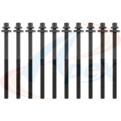 APEX Automobile Parts Inc Engine Cylinder Head Bolt Set P/N:AHB1190 Fits: Chevrolet Aveo 11-09, Chevrolet Aveo5 11-09, Pontiac G3 10-09 - Image 1