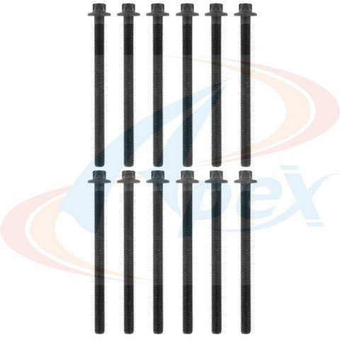 APEX Automobile Parts Inc Engine Cylinder Head Bolt Set P/N:AHB1198 Fits: Buick Encore 20-13, Cadillac Elr 16-14, Chevrolet Cruze 15-11, Chevrolet Cruze Limited 2016, Chevrolet Sonic 20-12, Chevrolet Trax 20-15, Chevrolet Volt 15-11 - Image 1