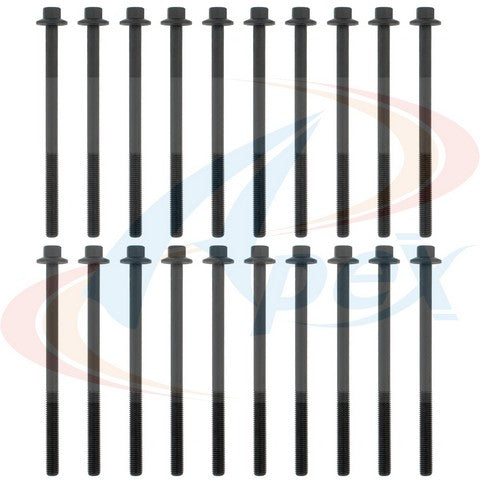 APEX Automobile Parts Inc Engine Cylinder Head Bolt Set P/N:AHB1321 Fits: Ford F-150 17-11, Ford Mustang 17-11 - Image 1