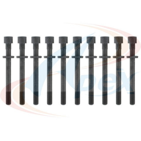 APEX Automobile Parts Inc Engine Cylinder Head Bolt Set P/N:AHB229 Fits: Hyundai Accent 02-95, Hyundai Scoupe 95-93 - Image 1