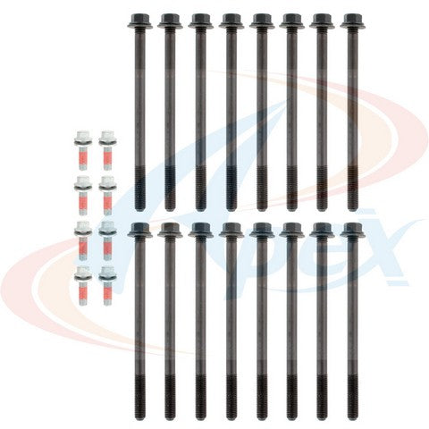 APEX Automobile Parts Inc Engine Cylinder Head Bolt Set P/N:AHB274 Fits: Dodge Dakota, Dodge Durango, Dodge Nitro, Dodge Ram 1500, Jeep Commander, Jeep Grand Cherokee, Jeep Liberty, Mitsubishi Raider, Ram 1500, Ram Dakota - Image 1
