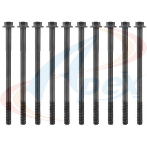 APEX Automobile Parts Inc Engine Cylinder Head Bolt Set P/N:AHB341 Fits: Chevrolet Aveo 08-04, Chevrolet Aveo5 08-07, Daewoo Lanos 02-99 - Image 1