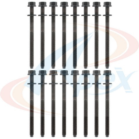 APEX Automobile Parts Inc Engine Cylinder Head Bolt Set P/N:AHB499 Fits: Jaguar S-type 08-00, Jaguar X-type 08-02, Lincoln Ls 05-00 - Image 1