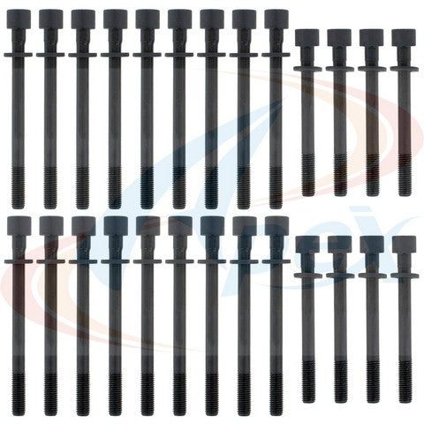 APEX Automobile Parts Inc Engine Cylinder Head Bolt Set P/N:AHB537 Fits: Infiniti Qx4 00-97, Mercury Villager 02-99, Nissan Frontier 04-99, Nissan Pathfinder 00-96, Nissan Quest 02-99, Nissan Xterra 04-00 - Image 1