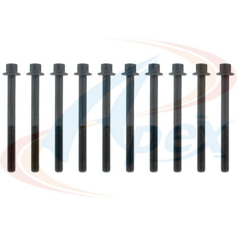 APEX Automobile Parts Inc Engine Cylinder Head Bolt Set P/N:AHB556 Fits: Chevrolet City Express 18-15, Nissan Cube 14-09, Nissan Nv200 20-13, Nissan Rogue 19-17, Nissan Rogue Sport 20-17, Nissan Sentra 20-07, Nissan Versa 12-07 - Image 1