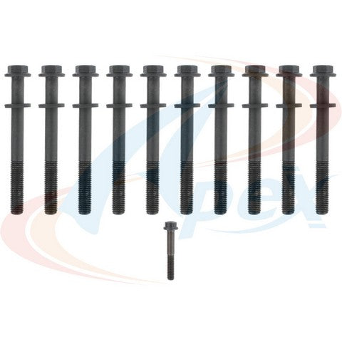 APEX Automobile Parts Inc Engine Cylinder Head Bolt Set P/N:AHB708 Fits: Chevrolet Tracker 03-99, Suzuki Aerio 07-02, Suzuki Esteem 02-99, Suzuki Sidekick 98-96, Suzuki Sx4 09-07, Suzuki Vitara 03-99 - Image 1