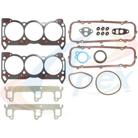 APEX Automobile Parts Inc Engine Cylinder Head Gasket Set P/N:AHS3107 Fits: Buick Century, Buick Electra, Buick Lesabre, Buick Regal, Buick Riviera, Cadillac Deville, Cadillac Eldorado, Cadillac Fleetwood, Cadillac Seville, Oldsmobile 98 - Image 1