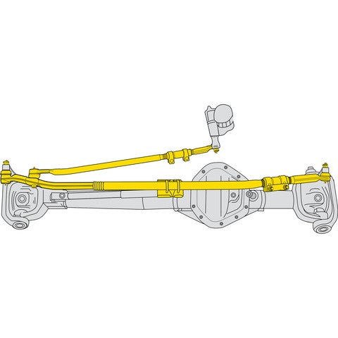 MOOG Chassis Products Steering Linkage Assembly P/N:DS800981A Fits: Dodge Ram 2500 10-09, Dodge Ram 3500 10-09, Ram 2500 13-11, Ram 3500 13-11 - Image 3
