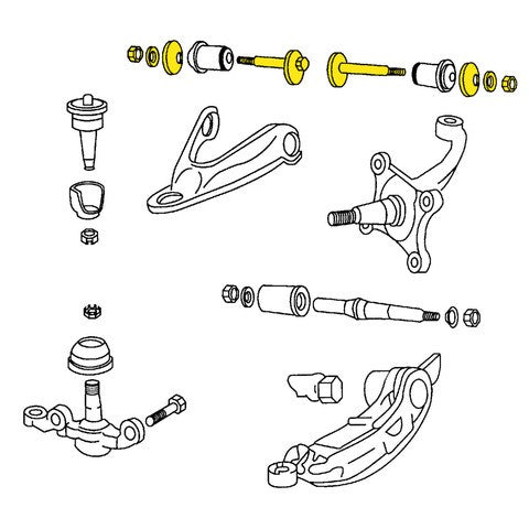 MOOG Chassis Products Alignment Caster / Camber Kit P/N:K8243A Fits: Chevrolet Chevy Ii, Chevrolet Corvette, Chrysler Imperial, Chrysler New Yorker, Chrysler Newport, Chrysler Saratoga, Chrysler TOWN &amp; COUNTRY, Chrysler Windsor - Image 2
