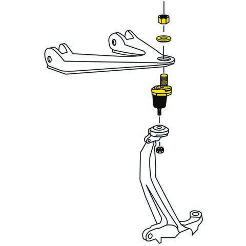 MOOG Chassis Products Suspension Ball Joint P/N:K90492 Fits: Acura Cl, Acura Integra, Acura Legend, Acura Rl, Acura Tl, Acura Tsx, Honda Accord, Honda Accord Crosstour, Honda Civic, Honda Civic Del Sol - Image 3