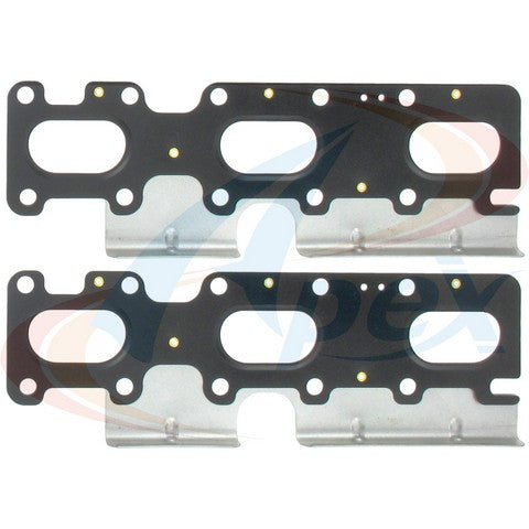 APEX Automobile Parts Inc Exhaust Manifold Gasket Set P/N:AMS11822 Fits: Ford Edge, Ford Flex, Ford Fusion, Ford Taurus, Ford Taurus X, Lincoln Mks, Lincoln Mkt, Lincoln Mkx, Lincoln Mkz, Mazda 6, Mazda Cx-9, Mercury Sable - Image 1