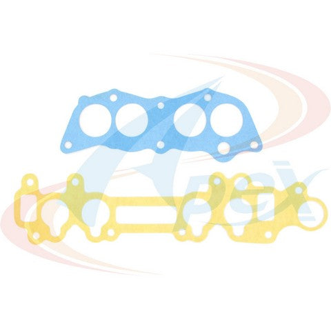 APEX Automobile Parts Inc Engine Intake Manifold Gasket Set P/N:AMS2002 Fits: Dodge Colt 90-88, Eagle Summit 90-89, Hyundai Excel 94-90, Hyundai Scoupe 92-91, Mitsubishi Mirage 90-89, Mitsubishi Precis 94-90, Plymouth Colt 90-88 - Image 1