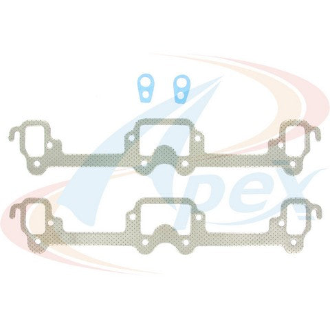 APEX Automobile Parts Inc Exhaust Manifold Gasket Set P/N:AMS2582 Fits: Chrysler Cordoba, Chrysler Fifth Avenue, Chrysler Imperial, Chrysler Lebaron, Chrysler New Yorker, Chrysler Newport, Chrysler TOWN &amp; COUNTRY, Dodge Aspen, Dodge B100, Dodge B150 - Image 1