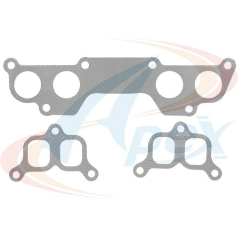 APEX Automobile Parts Inc Exhaust Manifold Gasket Set P/N:AMS4021 Fits: Mazda 616 72-70, Mazda 808 77-72, Mazda B1600 76-72, Mazda B1800 78-77 - Image 1