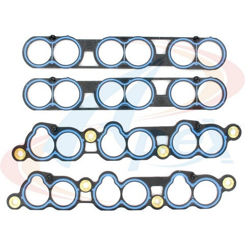 APEX Automobile Parts Inc Engine Intake Manifold Gasket Set P/N:AMS4511 Fits: Ford Contour 00-95, Ford Taurus 99-96, Mazda Mpv 01-00, Mercury Cougar 02-99, Mercury Mystique 00-95, Mercury Sable 99-96 - Image 1