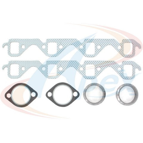 APEX Automobile Parts Inc Exhaust Manifold Gasket Set P/N:AMS4851 Fits: Ford Bronco, Ford Country Sedan, Ford Country Squire, Ford Custom, Ford Custom 500, Ford E-100 Econoline, Ford E-100 Econoline Club Wagon, Ford E-150 Econoline - Image 1