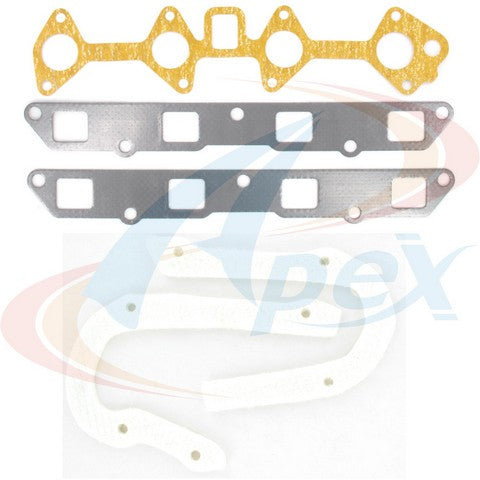 APEX Automobile Parts Inc Intake and Exhaust Manifolds Combination Gasket P/N:AMS8030 Fits: Toyota Corolla 80-77 - Image 1