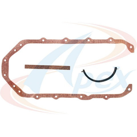 APEX Automobile Parts Inc Engine Oil Pan Gasket Set P/N:AOP1501 Fits: Buick Skylark, Chevrolet Camaro, Chevrolet Celebrity, Chevrolet Citation, Chevrolet Citation Ii, Chevrolet S10, Chevrolet S10 Blazer, GMC S15, GMC S15 Jimmy, Jeep Cherokee - Image 1