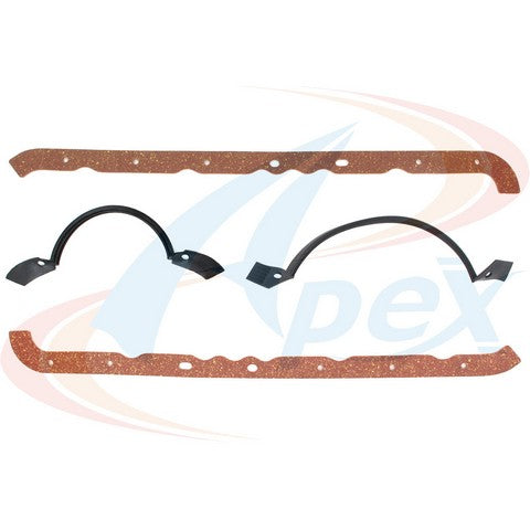APEX Automobile Parts Inc Engine Oil Pan Gasket Set P/N:AOP443 Fits: Ford Escort 85-81, Ford Exp 85-82, Mercury Ln7 83-82, Mercury Lynx 85-81 - Image 1