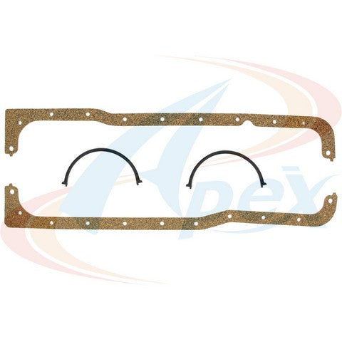 APEX Automobile Parts Inc Engine Oil Pan Gasket Set P/N:AOP485 Fits: Ford Bronco, Ford Country Sedan, Ford Country Squire, Ford Custom, Ford Custom 500, Ford E-100 Econoline, Ford E-100 Econoline Club Wagon, Ford E-150 Econoline - Image 1