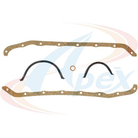 APEX Automobile Parts Inc Engine Oil Pan Gasket Set P/N:AOP520 Fits: Nissan 200sx 88-86, Nissan Pulsar Nx 89-87, Nissan Stanza 89-86 - Image 1
