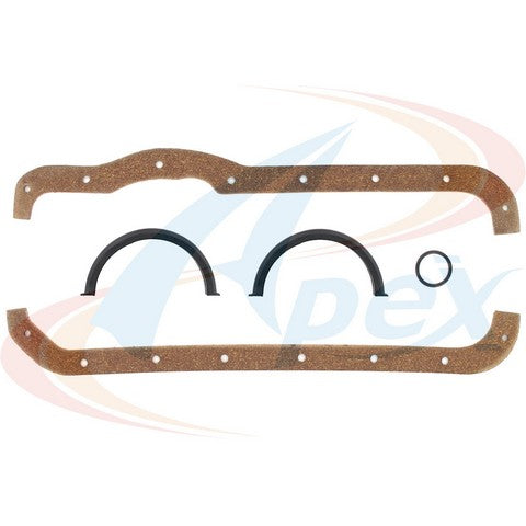 APEX Automobile Parts Inc Engine Oil Pan Gasket Set P/N:AOP522 Fits: Nissan 1000 71-65, Nissan 1200 73-71, Nissan 210 82-79, Nissan 310 81-79, Nissan B210 78-74 - Image 1