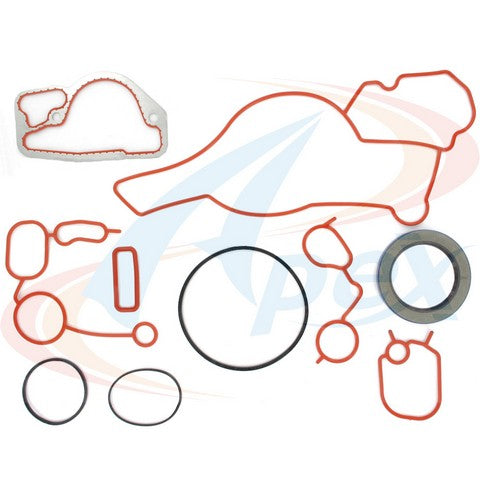 APEX Automobile Parts Inc Engine Timing Cover Gasket Set P/N:ATC11190 Fits: Ford E-350 Econoline 1995, Ford E-350 Econoline Club Wagon 1995, Ford F-250 95-94, Ford F-350 95-94, Ford F-59 Commercial Stripped Chassis 95-94 - Image 1