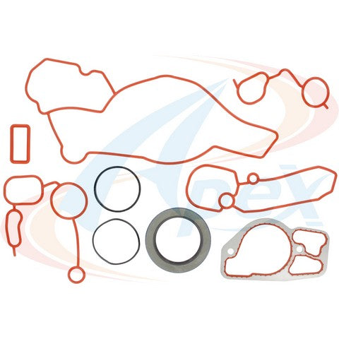 APEX Automobile Parts Inc Engine Timing Cover Gasket Set P/N:ATC11191 Fits: Ford E-350 Econoline, Ford E-350 Econoline Club Wagon, Ford E-350 Super Duty, Ford F-250, Ford F-250 Hd, Ford F-250 Super Duty, Ford F-350, Ford F-350 Super Duty - Image 1