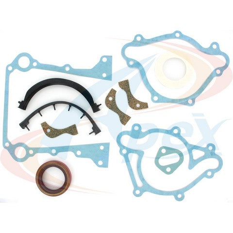 APEX Automobile Parts Inc Engine Timing Cover Gasket Set P/N:ATC2580 Fits: Chrysler Cordoba, Chrysler Fifth Avenue, Chrysler Imperial, Chrysler Lebaron, Chrysler New Yorker, Chrysler Newport, Chrysler TOWN &amp; COUNTRY, Dodge Aspen, Dodge B100 - Image 1