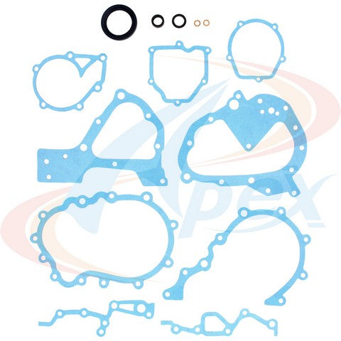 APEX Automobile Parts Inc Engine Timing Cover Gasket Set P/N:ATC3030 Fits: Buick Opel, Chevrolet Luv, Chevrolet Luv Pickup, Chevrolet S10, Chevrolet S10 Blazer, GMC S15, GMC S15 Jimmy, Isuzu I-mark, Isuzu Impulse, Isuzu Pickup, Isuzu Trooper - Image 1