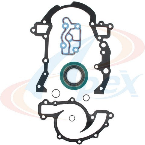 APEX Automobile Parts Inc Engine Timing Cover Gasket Set P/N:ATC3530 Fits: Buick Century, Buick Electra, Buick Lesabre, Buick Park Avenue, Buick Reatta, Buick Regal, Buick Riviera, Buick Skylark, Chevrolet Lumina Apv - Image 1