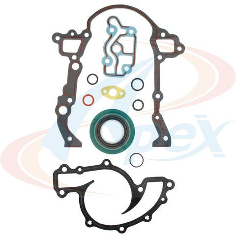 APEX Automobile Parts Inc Engine Timing Cover Gasket Set P/N:ATC3590 Fits: Buick Lacrosse, Buick Lesabre, Buick Park Avenue, Buick Regal, Buick Riviera, Chevrolet Camaro, Chevrolet Impala, Chevrolet Lumina, Chevrolet Monte Carlo, Oldsmobile 88 - Image 1