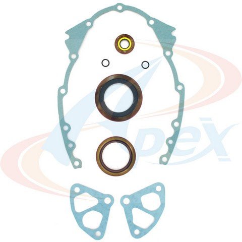 APEX Automobile Parts Inc Engine Timing Cover Gasket Set P/N:ATC3670 Fits: Buick Commercial Chassis, Buick Roadmaster, Cadillac Commercial Chassis, Cadillac Fleetwood, Chevrolet Camaro, Chevrolet Caprice, Chevrolet Commercial Chassis, Chevrolet Corvette - Image 1