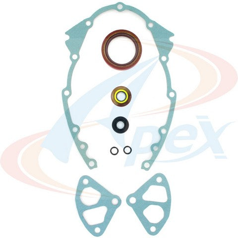 APEX Automobile Parts Inc Engine Timing Cover Gasket Set P/N:ATC3750 Fits: Chevrolet Camaro 94-93, Chevrolet Corvette 94-92, Excalibur Limited 1993, Pontiac Firebird 94-93 - Image 1