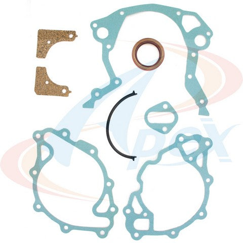 APEX Automobile Parts Inc Engine Timing Cover Gasket Set P/N:ATC4850 Fits: Ford Bronco, Ford Country Sedan, Ford Country Squire, Ford Custom, Ford Custom 500, Ford E-100 Econoline, Ford E-100 Econoline Club Wagon, Ford E-150 Econoline - Image 1